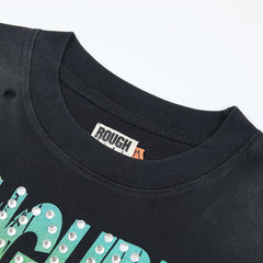Rough Club Vintage Skeleton Graphic T-Shirt