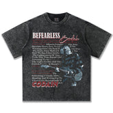 2025 Spring/Summer New Cross border NIRVANA Rock Band Vintage Short sleeved T-shirt Heavy duty Washed and Used Trend (5)
