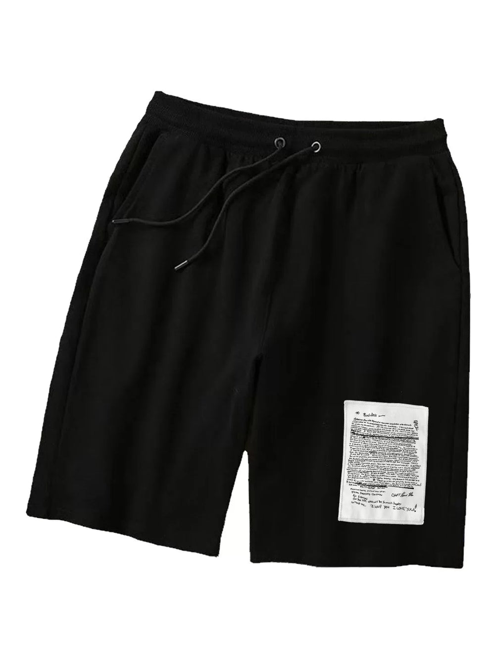 Kurt cobain nirvana rock and roll patch shorts for men and women, hoodie, looped fabric pants (1)