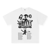 NIRVANA Rock American Retro Short Sleeve T-shirt Washed Heavy Cross border Printed Trendy Pure Cotton Vintage Men (7)