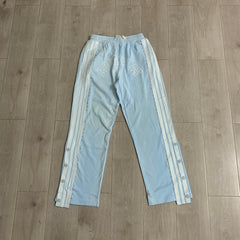Rough Play Rhinestone Track Pants Light Blue