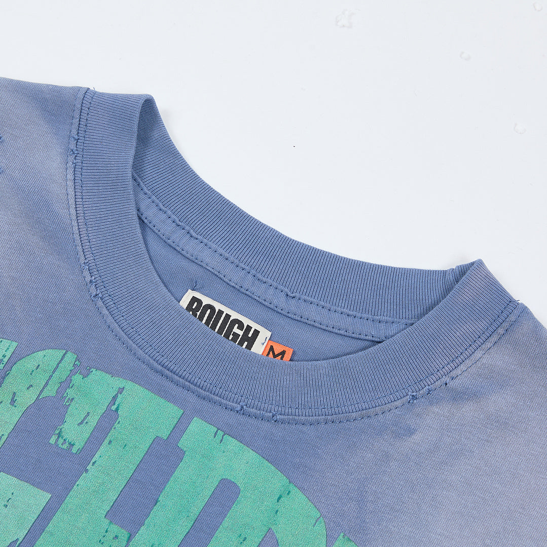 Rough Club Racing Graphic Washed T-Shirt