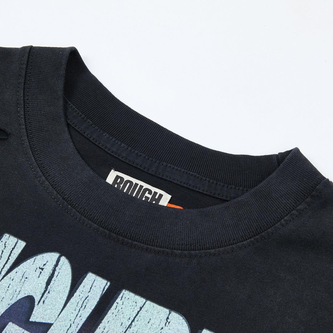 Vintage Skeleton Graphic Long Sleeve T-Shirt