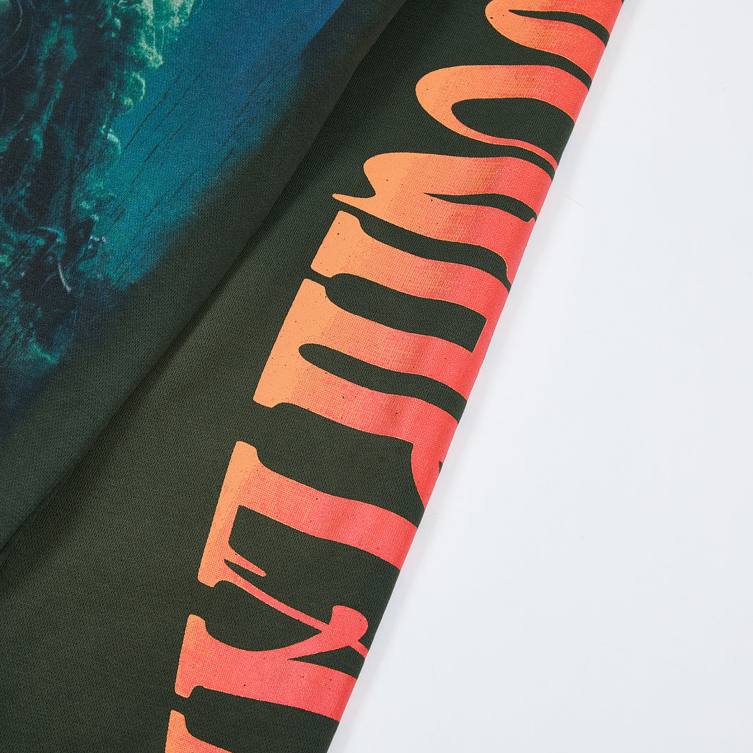 Rough Club Vintage Skull Graphic Hoodie