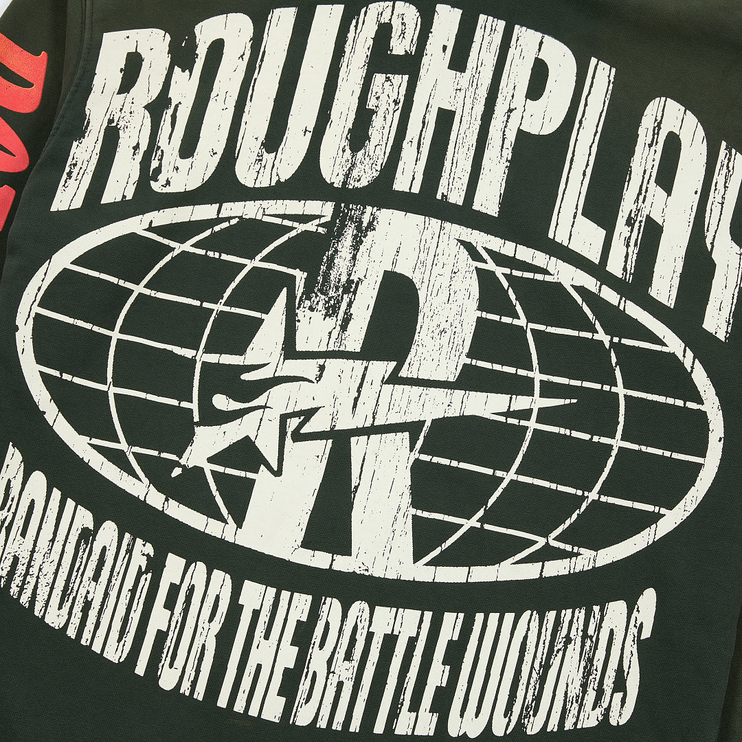 Rough Club Vintage Skull Graphic Hoodie