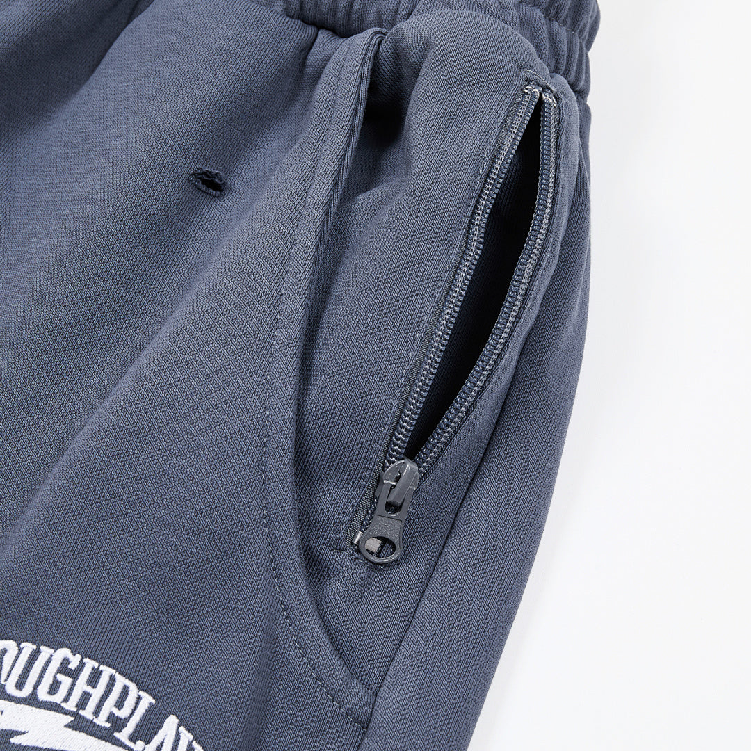 ROUG HPLAY Side Stripe Wide Leg Sweatpants