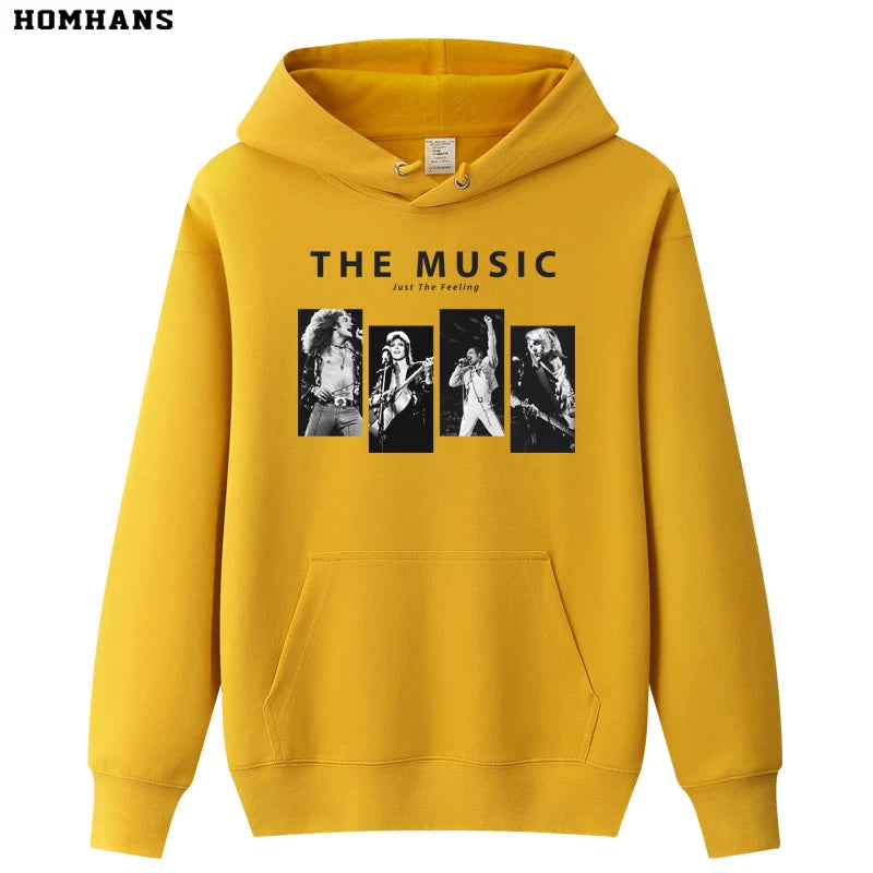 ROCK Zeppelin Queen band Uncle Nirvana David Powell band jacket hooded sweatshirt (1)