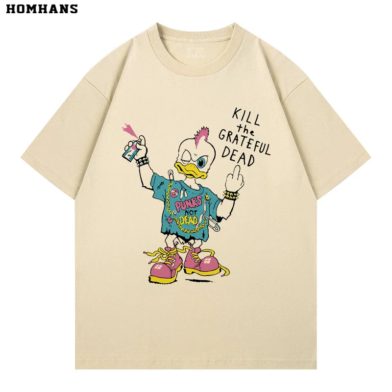 Neutral Punk Nirvana Band Direct Spray Breathable Printed Cotton Short sleeved T-shirt/Kurt Cobain/NIRVANA