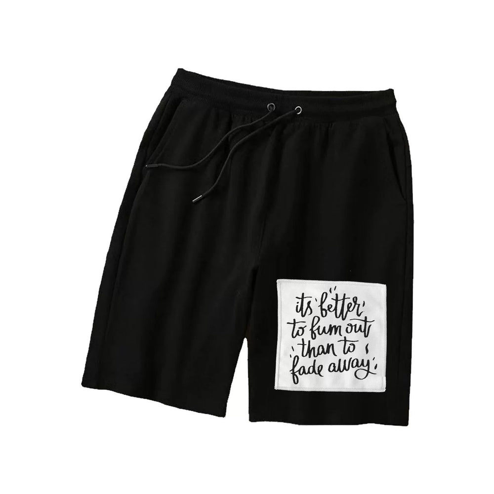 Kurt cobain nirvana rock and roll patch shorts for men and women, hoodie, looped fabric pants (2)