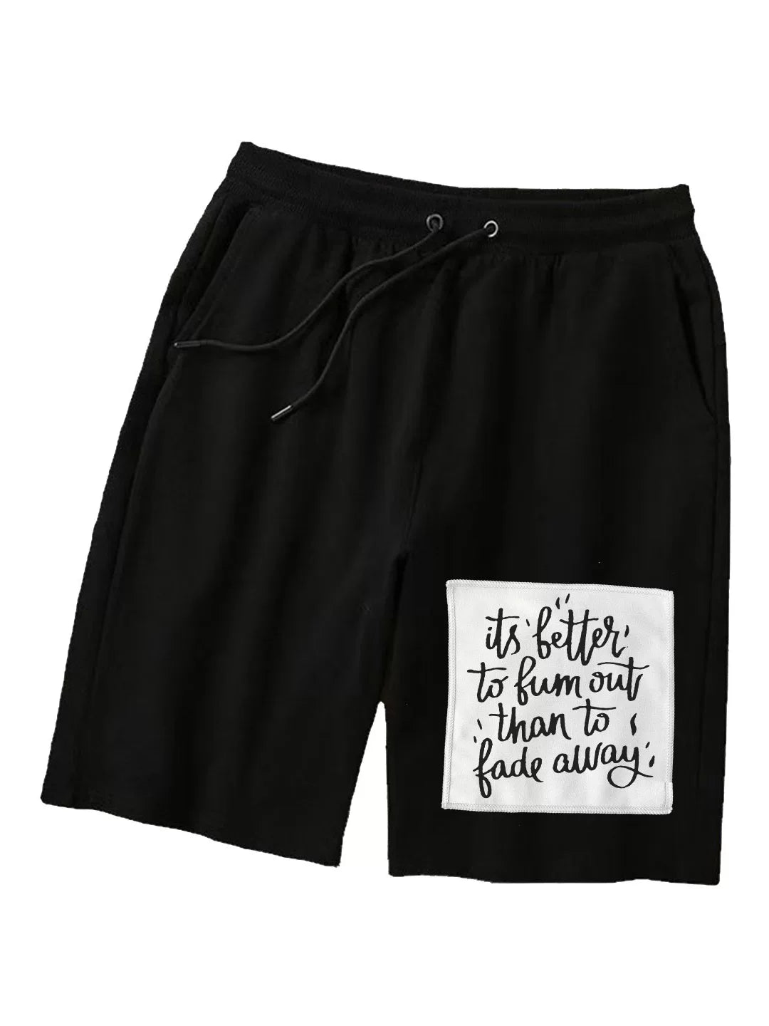 Kurt cobain nirvana rock and roll patch shorts for men and women, hoodie, looped fabric pants (2)