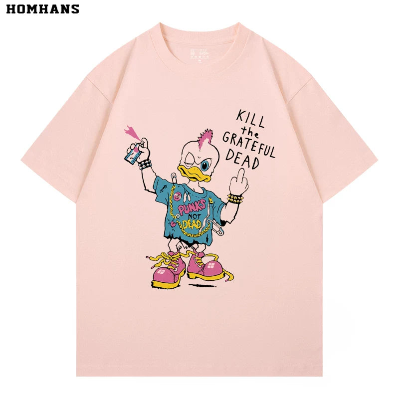 Neutral Punk Nirvana Band Direct Spray Breathable Printed Cotton Short sleeved T-shirt/Kurt Cobain/NIRVANA