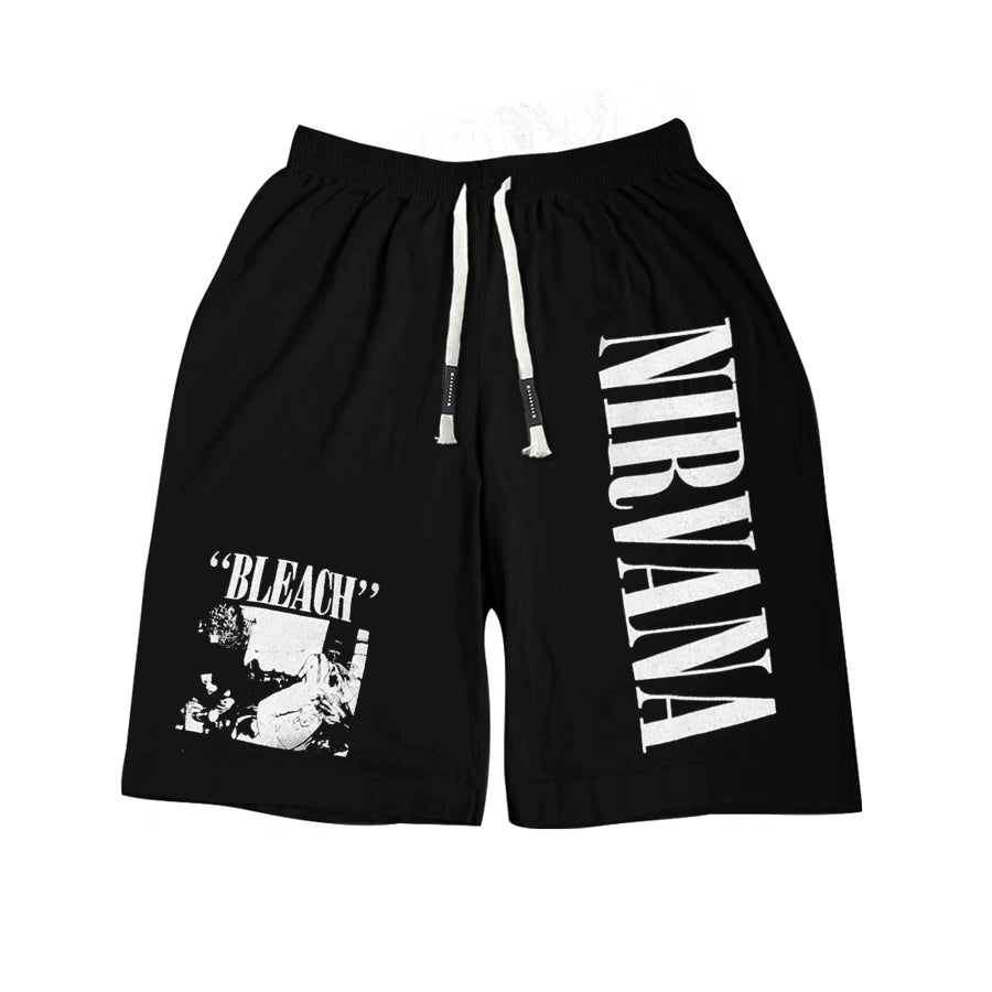 BOMBA STUDIO Nirvana Trendy Shorts American Retro Hip Hop High Street Pants Loose